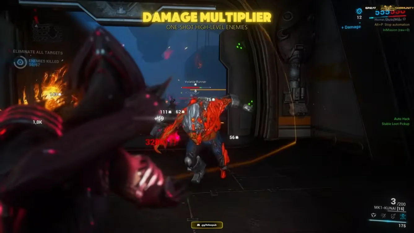 Warframe weapons laid out for a Warframe loadout comparison
